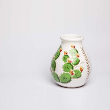 Vase Prickly Pear Folk VS539FC Vase Prickly Pear Folk VS539FC